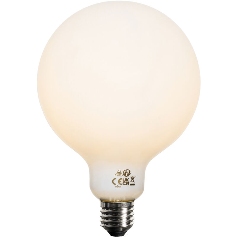 foto del prodotto set di 5 lampadina led dimmerabile a 3 livelli e27 opale g125 4w 450lm 2700k luedd