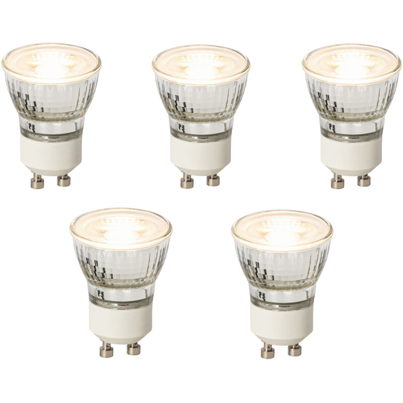 foto del prodotto set di 5 lampadine led gu10 dimmerabili 35mm 4w 200 lm 2700k luedd