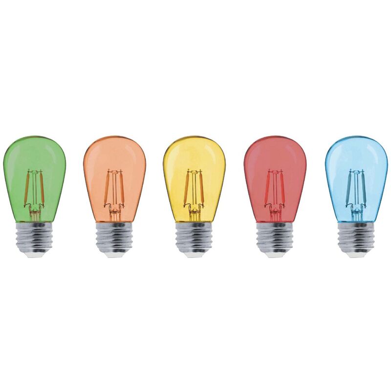 foto del prodotto set di 5 lampadine per ghirlanda e27 party bulb