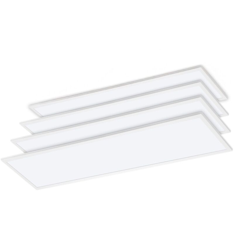 foto del prodotto set di 5 pannelli luminosi a led 48w 1200 x 300 mm temp rature de couleur bianco neutro 4000k