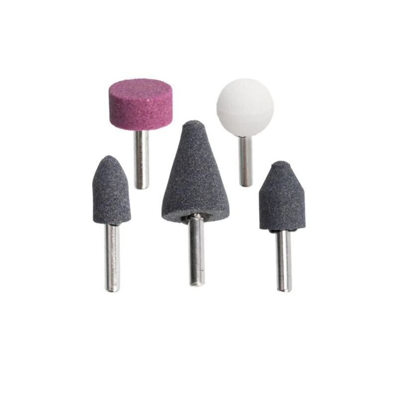 foto del prodotto set di 5 pietre abrasive per levigatura lucidatura sbavatura per metallo vetro
