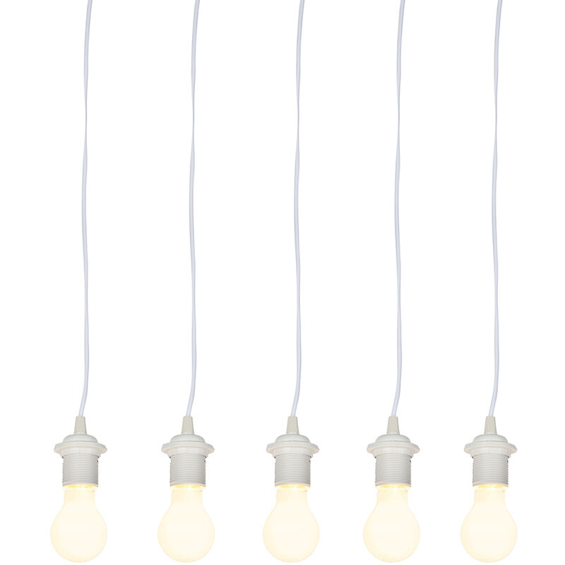 foto del prodotto set di 5 portalampada mobili incl. lampadine a60 move qazqa