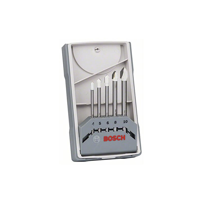 foto del prodotto set di 5 punte bosch ceramic cyl 9 per piastrelle 4 5 6 8 10 2608587169
