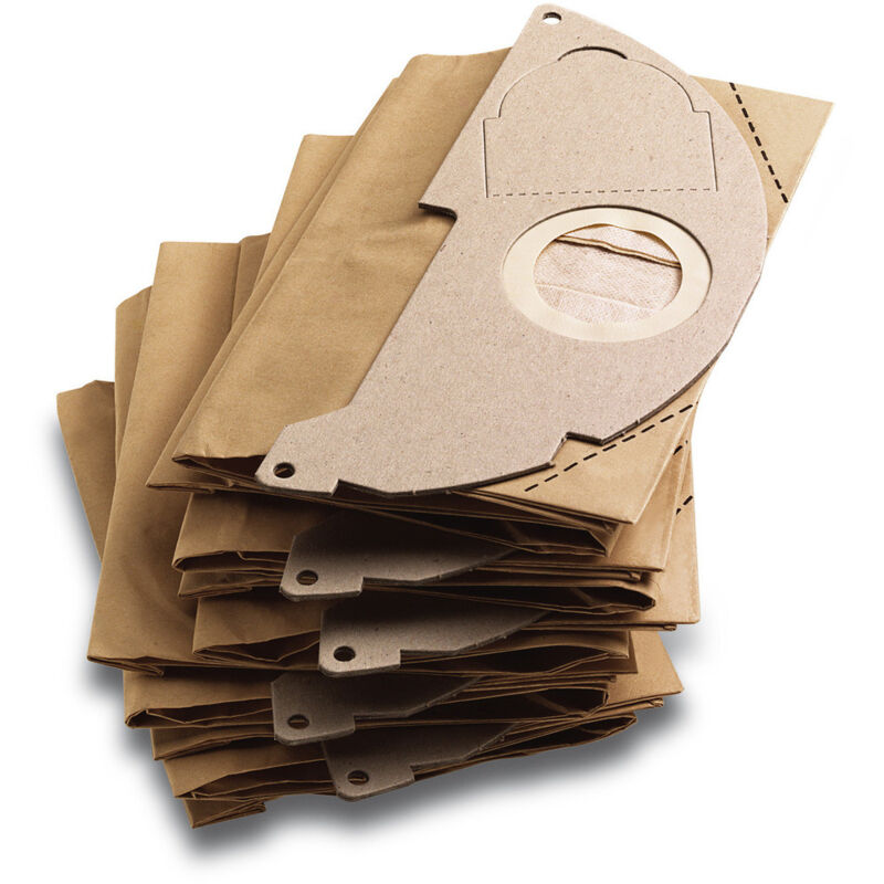 foto del prodotto set di 5 sacchetti di carta per aspirapolvere d acqua e polvere di karcher