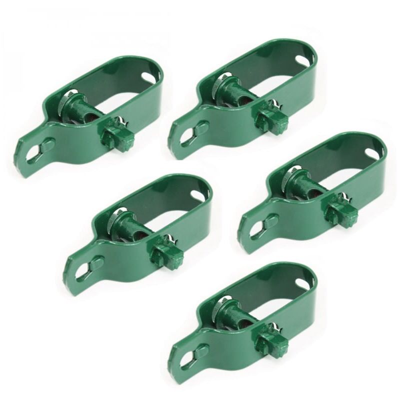 foto del prodotto set di 5 tenditori in acciaio zincato plastificato n. 2 per reti metalliche o altro