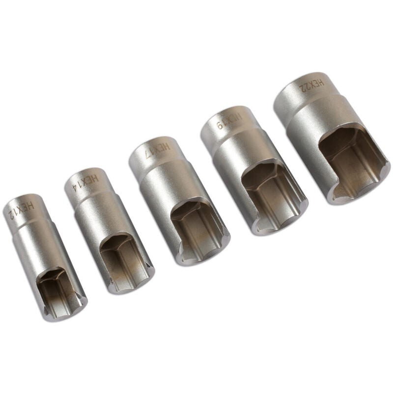 foto del prodotto set di 5 utensili aperti da 12 a 22 mm utensile laser aperto su un lato 6089