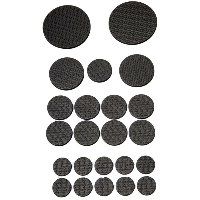 foto del prodotto set di 50 cuscinetti di protezione neri - 5five