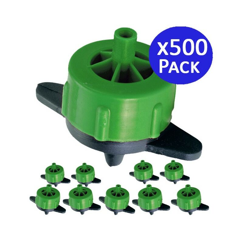 foto del prodotto set di 500 gocciolatore autoincistente 2 l h, gocciolatori di irrigazione in linea sistema micro, gocciolatore per irrigazione