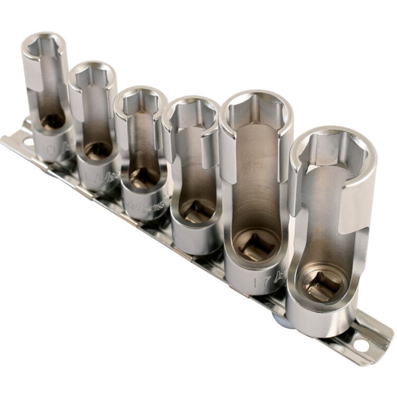 foto del prodotto set di 6 bussole aperte da 10 a 19 mm utensile laser 4984