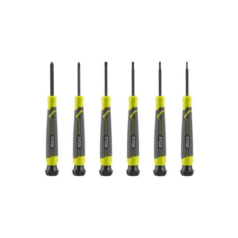 immagine 0 del prodotto set di 6 cacciaviti di precisione ryobi rhsdspc6