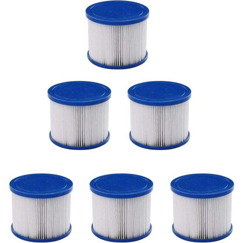 foto del prodotto set di 6 cartucce filtranti di ricambio per spa gonfiabili