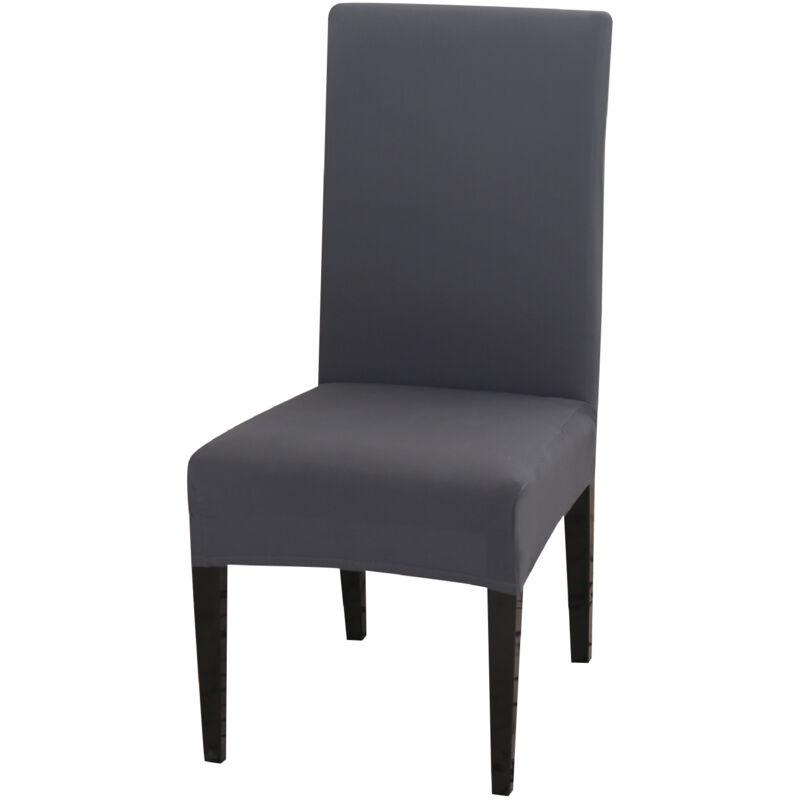 foto del prodotto set di 6 coprisedie elastici universali grigio