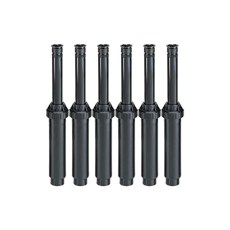 foto del prodotto set di 6 diffusore d irrigazione rain bird unispray us415, raggio 4,5 m, angolo regolabile, altezza di sollevamento 10 cm