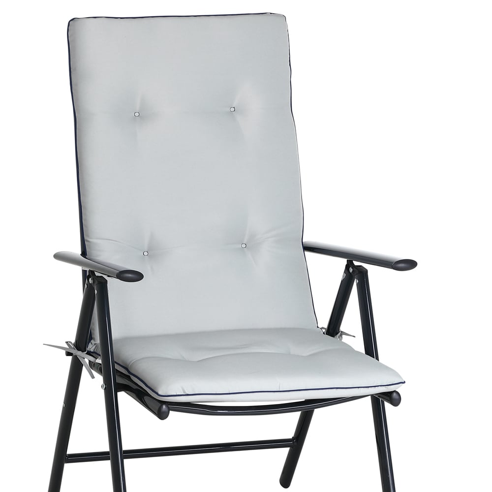 foto del prodotto set di 6 imbottiture per sedia grigio chiaro120x45x5cm