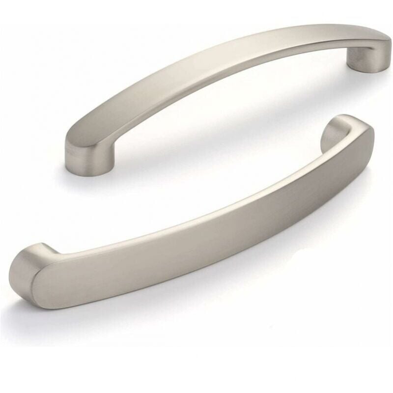 foto del prodotto set di 6 maniglie per mobili maniglie per porte da cucina cromate maniglie per mobili da cucina in nichel spazzolato maniglia per cucina spazzolata