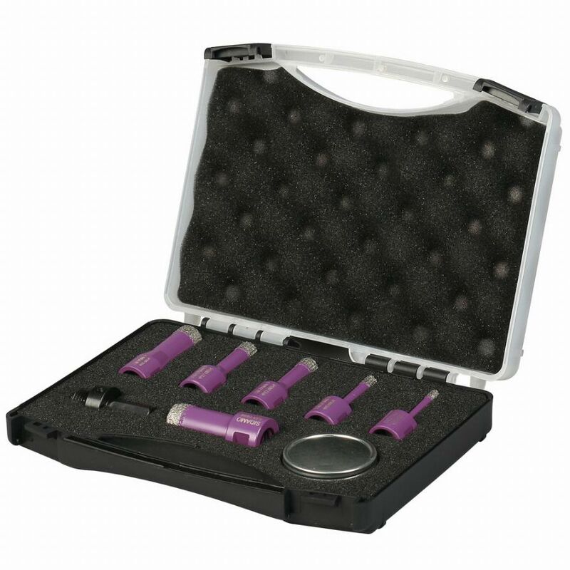 foto del prodotto set di 6 punte diamantate a secco sidamo m14 9 8 10 12 18 22 mm 11101451
