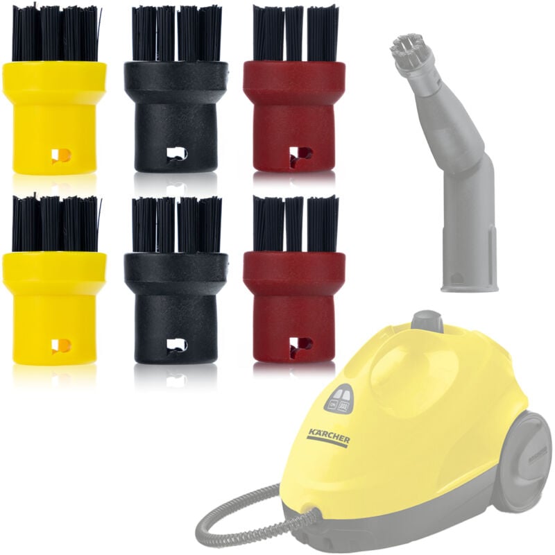 foto del prodotto set di 6 spazzole rotonde per vaporiera k rcher