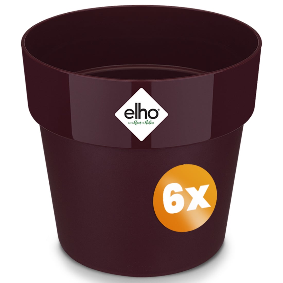 foto del prodotto set di 6 vasi da fiori in gelso 18x17cm 2,9l
