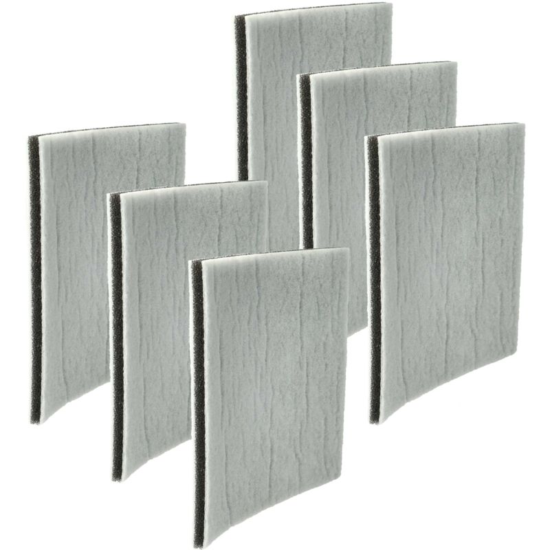 foto del prodotto set di 6x filtro salva motore compatibile con philips mobilo hr8572a, hr8572d, hr8573, hr8573a, hr8573c, hr8582, hr8582b aspirapolvere vhbw