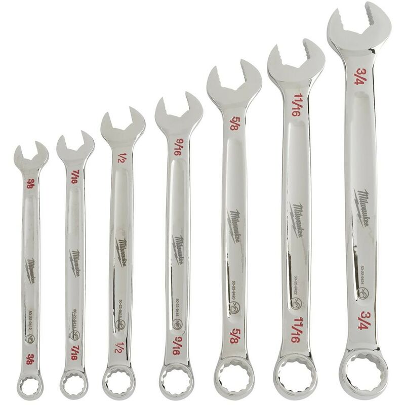 foto del prodotto set di 7 chiavi combinate max bite imperial milwaukee 48229407