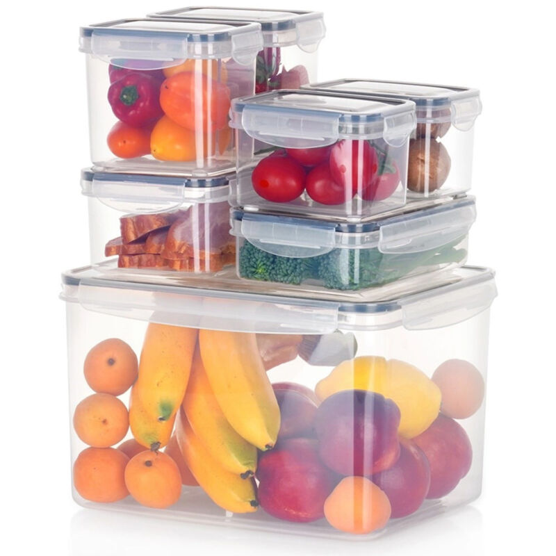 foto del prodotto set di 7 contenitori per alimenti con coperchi e guarnizioni 259635