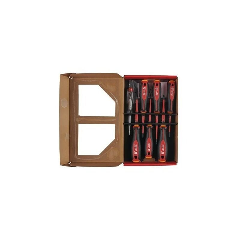 foto del prodotto set di 7 giravite isolati fino a 1000v milwaukee 4932478738