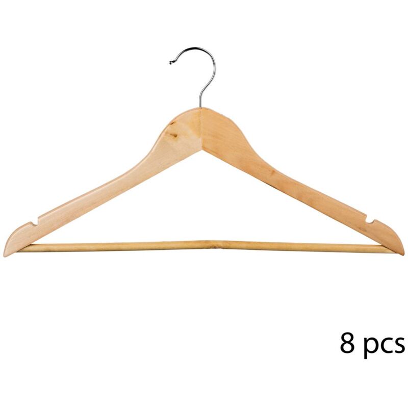 foto del prodotto set di 8 appendini in legno