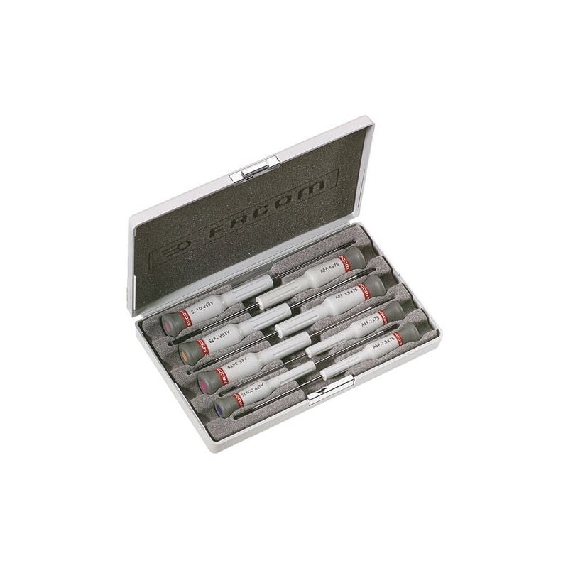 foto del prodotto set di 8 cacciaviti facom micro tech aef.j3