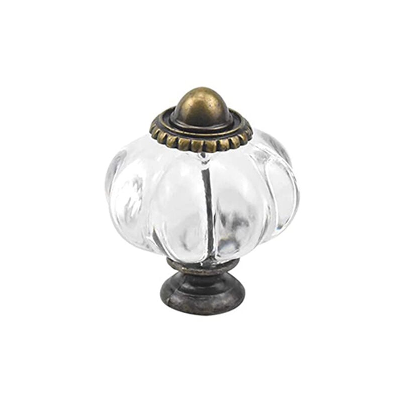 foto del prodotto set di 8 pomolo per mobile, pomelli per mobili vintage zucca per porte di zucca per armadio da cucina cassetti armadi rasparente