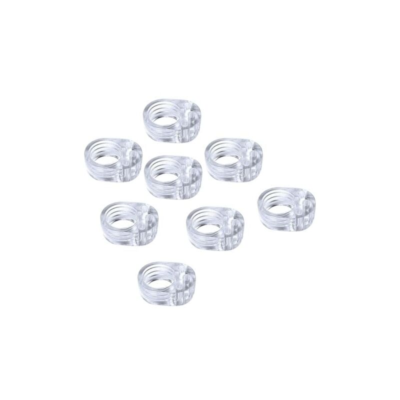 foto del prodotto set di 8 protezioni per maniglie delle porte maniglia per porte in silicone maniglia per porte in pvc maniglia per porte trasparente atossica