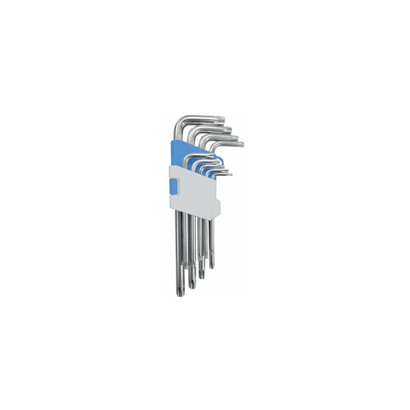 foto del prodotto set di 9 chiavi torx da t10 a t50