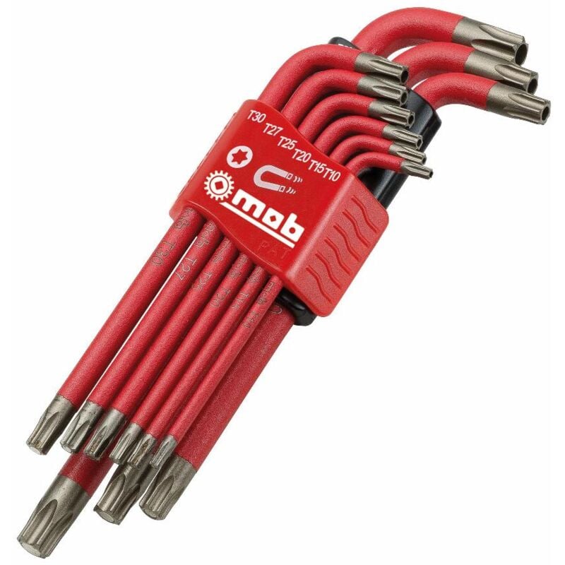 foto del prodotto set di 9 chiavi torx magnetiche mob 9064020101
