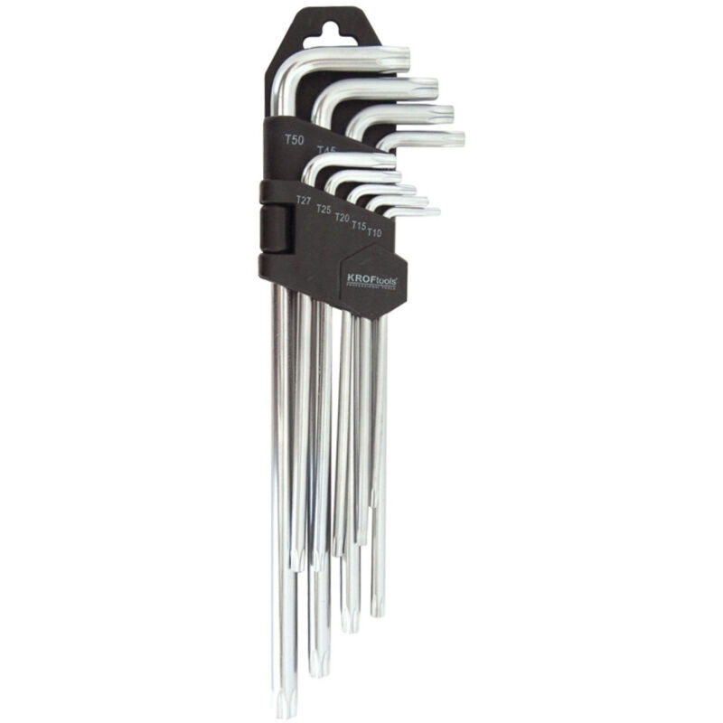 foto del prodotto set di 9 cinghie extra lunghe da t10 a t50