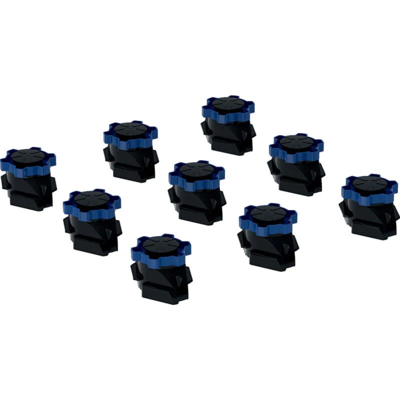foto del prodotto set di 9 piedini regolabili per piatti doccia da 60 a 120 mm.