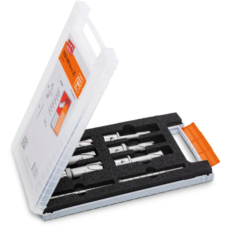 foto del prodotto set di accessori best of core drill 3 4 in weldon 8 pezzi 12 22 mm fein
