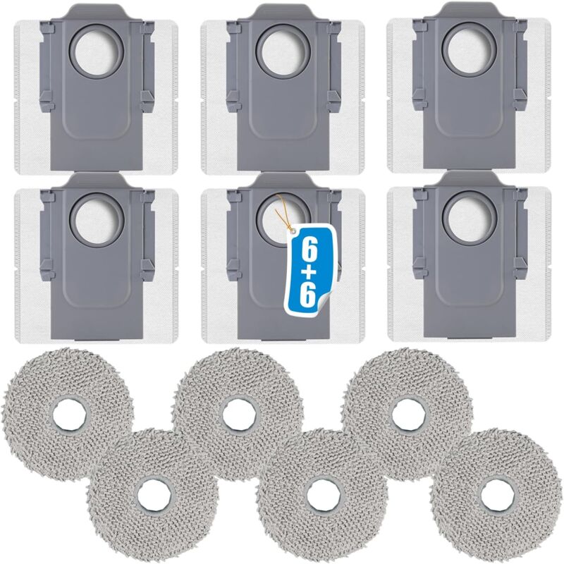 foto del prodotto set di accessori da 12 pezzi per aspirapolvere robot roborock q revo qrevo s qrevo master qrevo curve qrevo maxv qrevo pro qrevo slim qrevo plus, con