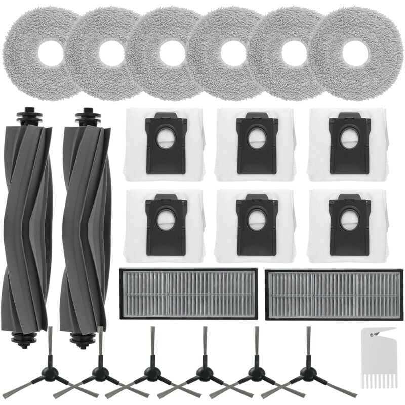 foto del prodotto set di accessori da 23 pezzi per dreame l10s pro ultra heat, ricambio completo per dreame l10 ultra, con 2 spazzole principali, 2 filtri, 6 spazzole