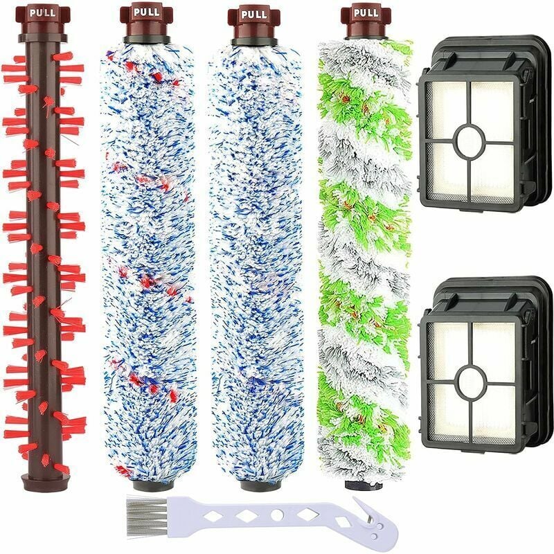 foto del prodotto set di accessori da 7 pezzi per bissell crosswave 3 in 1, spazzola di ricambio, filtro di ricambio per bissell crosswave 1866 1785 2052 1713 2225 xvx