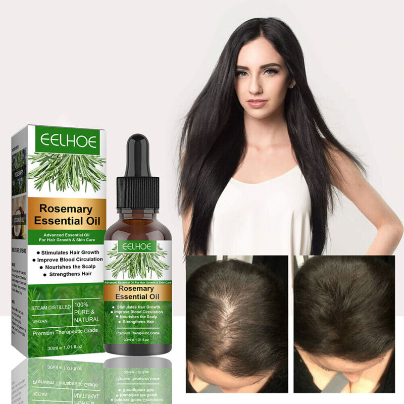 foto del prodotto set di accessori da bagno, olio essenziale di rosmarino per la crescita dei capelli, nutriente per capelli, puro al 100 , 30 ml rapanda