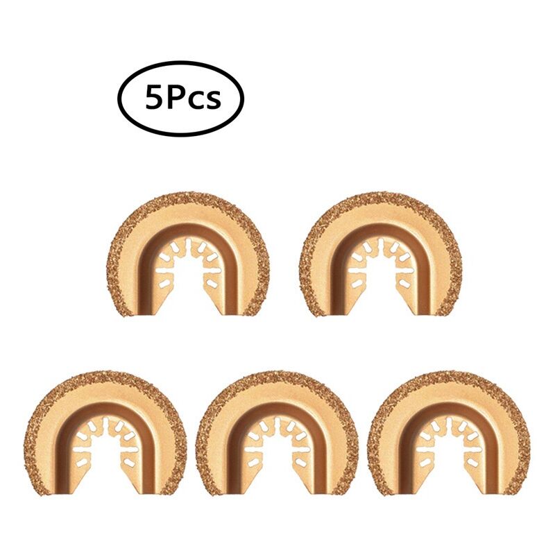 foto del prodotto set di accessori multiutensile oscillante a sgancio rapido, lame per sega universali, 5 lame