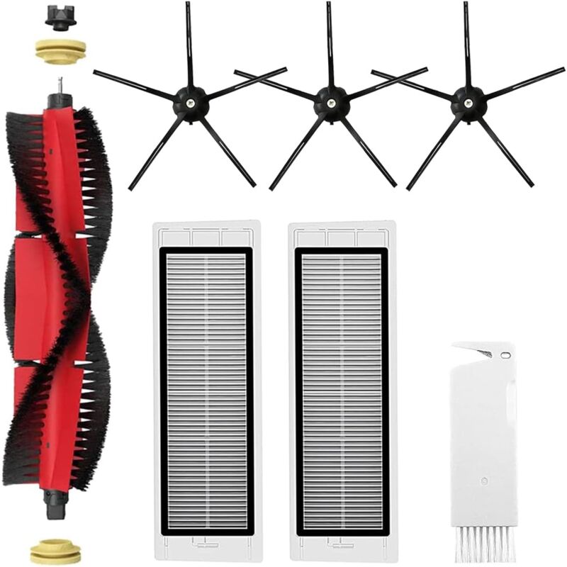 foto del prodotto set di accessori per aspirapolvere xiaomi roborock, robot aspirapolvere, kit compatibile in serie, kit di parti di ricambio compatibile con xiaomi