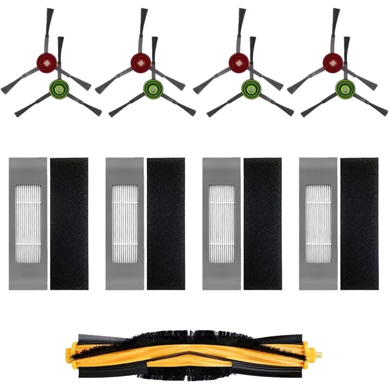 foto del prodotto set di accessori per filtri spazzola sostitutivi per aspirapolvere robot ecovacs deebot n8 n8 n8 pro n8 pro 13 pezzi 
