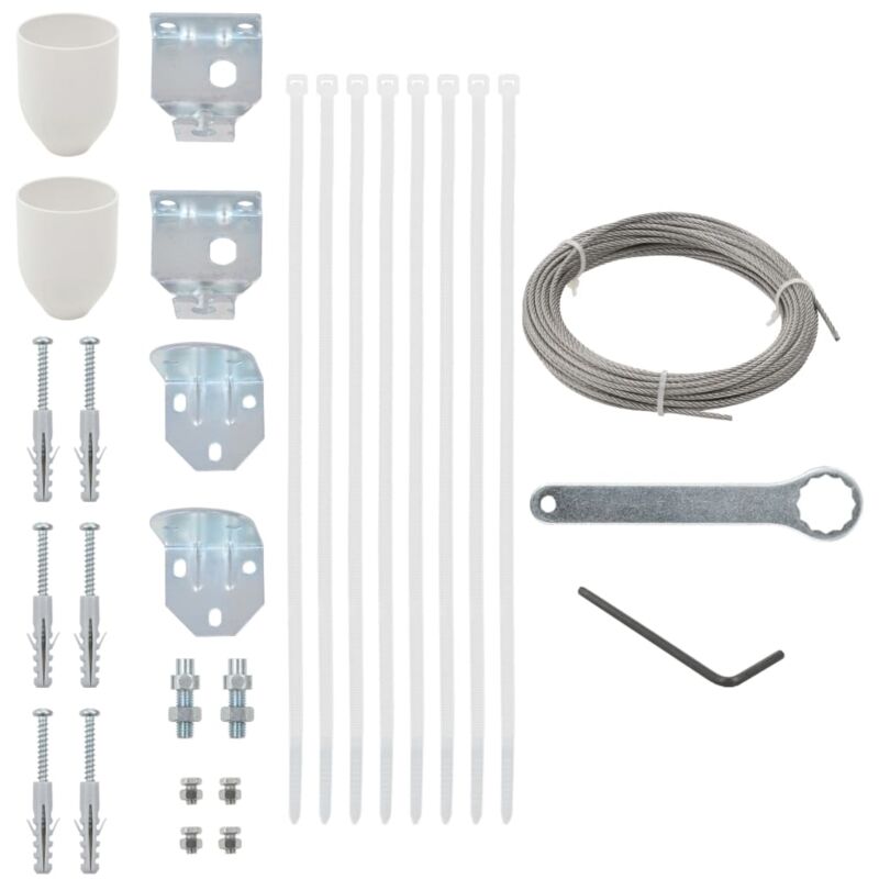 foto del prodotto set di accessori per schermo da balcone 29 pezzi