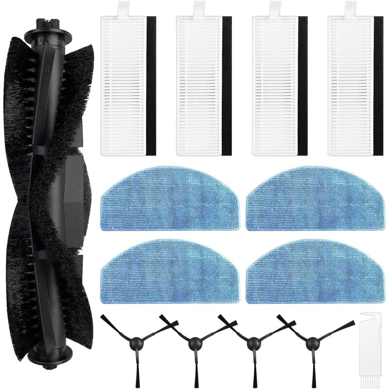 foto del prodotto set di accessori per tikom g8000, g8000 pro, per honiture g20, g20 pro, per laresar evol 3 ricambi per robot aspirapolvere