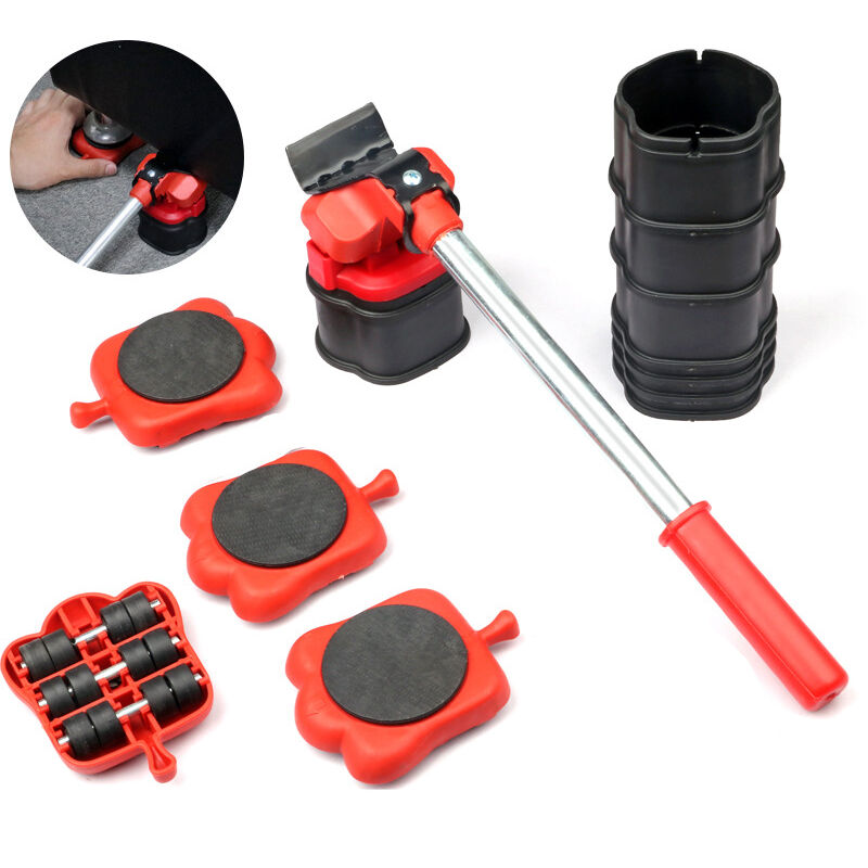 foto del prodotto set di attrezzi per traslochi di mobili kit di sollevamento mobili senza sforzo guide robuste a 360 kit di attrezzi per traslochi di