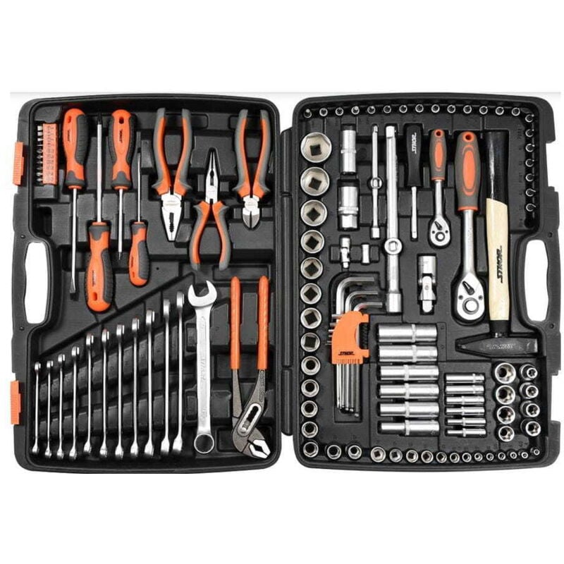 foto del prodotto set di attrezzi sthor 122 pezzi 58690
