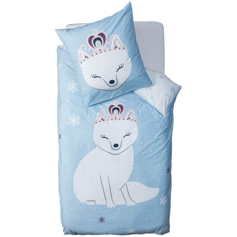 foto del prodotto set di biancheria da letto winter in cotone 140x200cm blu atmosphera cr ateur d int rieur