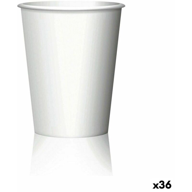 foto del prodotto set di bicchierini da chicchetto algon monouso cartone bianco 20 pezzi 50 ml 36 unità