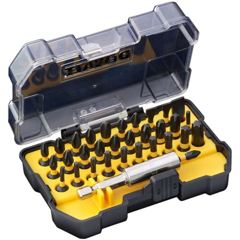 foto del prodotto set di bit per avvitatori dewalt 32 pezzi torsione a impatto dt70523t qz