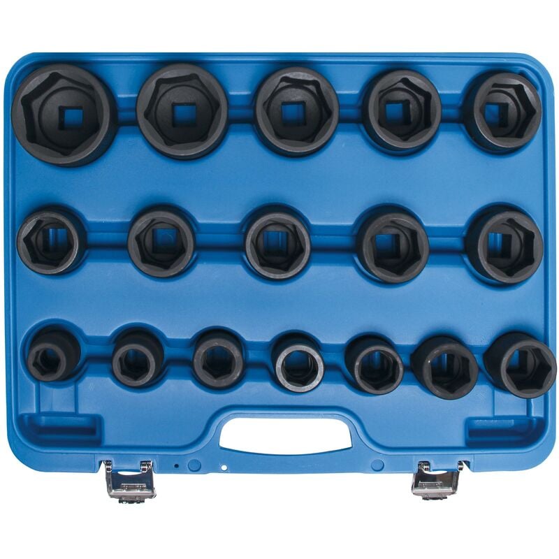foto del prodotto set di bussole 20 mm 3 4 19 55 mm 17 pz.